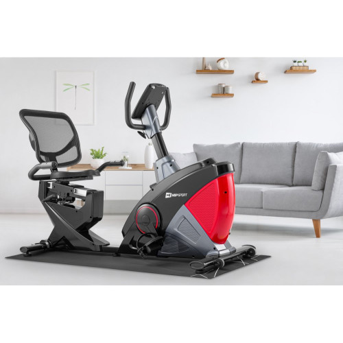 Велотренажер  Hop-Sport HS-070L Helix iConsole+ (red) - фото №9